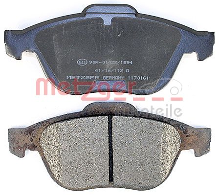 METZGER 1170161 Bremsbelagsatz, Scheibenbremse